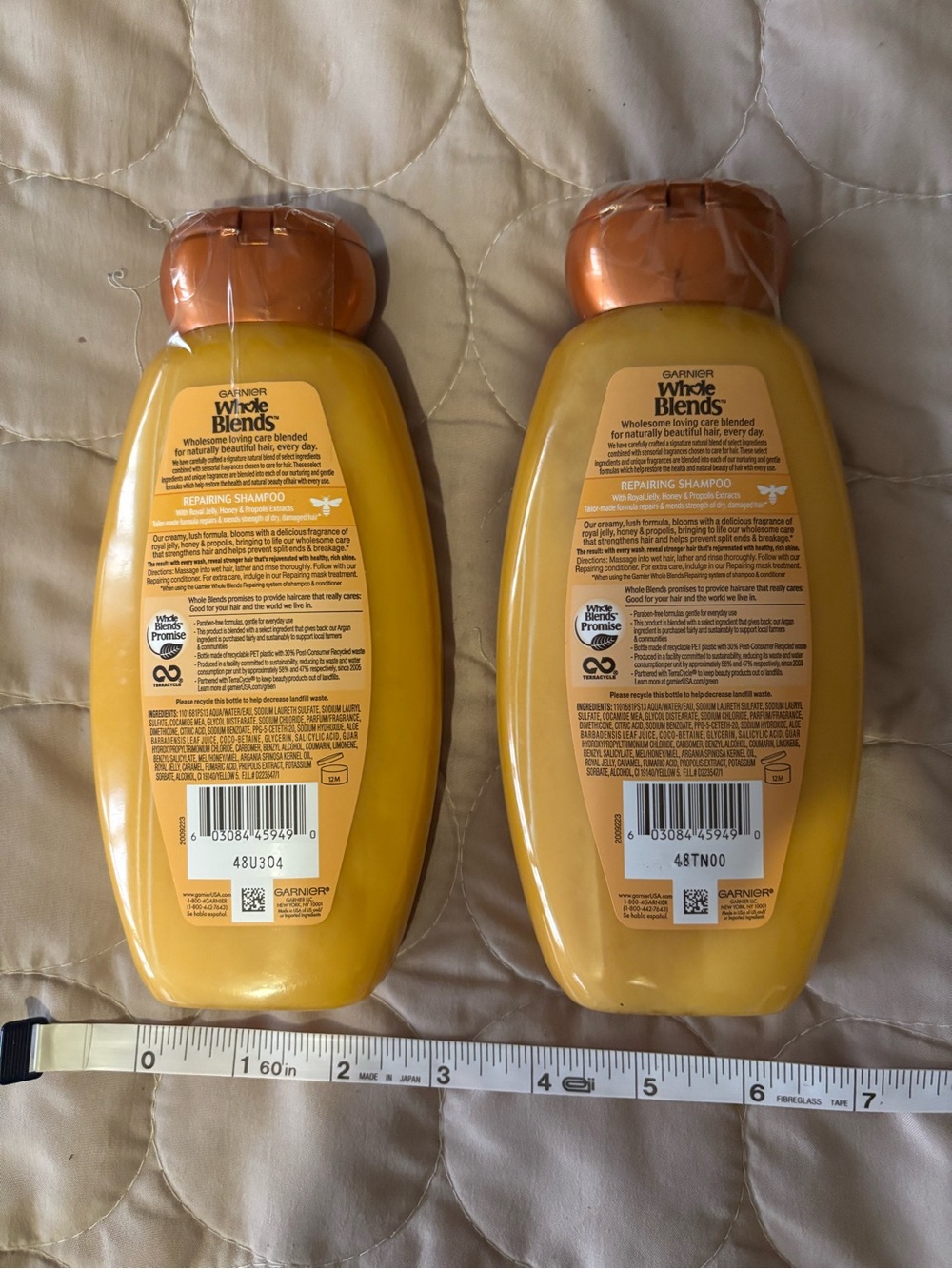 Garnier Whole Blends Honey Treasures Repairing Shampoo - Two-Bottle Bundle - Picture 2 of 7